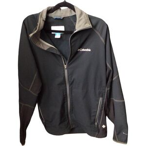 Columbia Men’s Black and Tan Windbreaker size Large